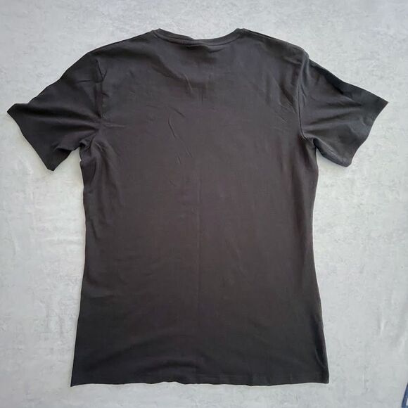 Gymshark Critical T Shirt Mens Size M Black Crew Neck Slim Fit Short Sleeve - Picture 3 of 8